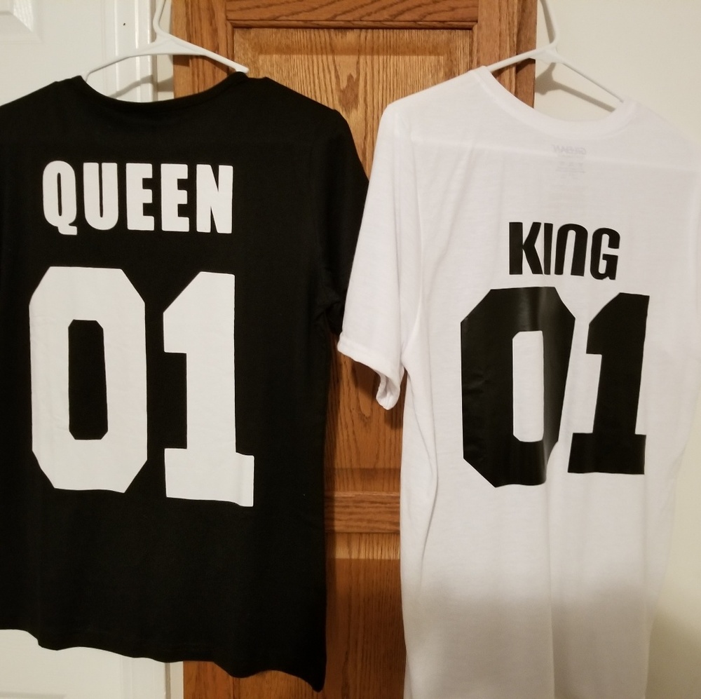 King and Queen shirts (3 total)